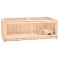 vidaXL Hamsterkäfig 104x52x38 cm Massivholz Tanne