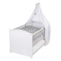 Roba Komplettbettset 70x140cm Bettwäsche Himmel Nest & Matratze NEU