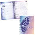 BRUNNEN Magic Butterfly Freundebuch ca. DIN A5 liniert lila/roa 1062091322