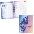 BRUNNEN Freundebuch Magic Butterfly ca. DIN A5 liniert, lila/roa Hardcover...