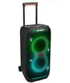 JBL PartyBox Stage 320 Tragbarer Partylautsprecher mit Rollen, Schwarz