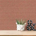 Vliestapete dezente Grafik Muster Uni Look orange 39092-2 / 390922 Antigua