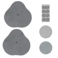 2er Set Kieselgur Stein Badematte klein - Diatomaceous Tray Wasser absorbierend