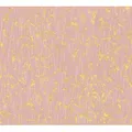 Textiltapete ARCHITECTS PAPER "Metallic Silk", rosa (rosa gold), B:0,53m L:10,05m, Viskose, Vlies, Tapeten, Ornament Tapete Barock Tapeten Wohnzimmer Schlafzimmer Küche Flur Büro