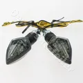 LED Blinker Set, , getönt, Gesmtlänge 57mmm, M8 gewinde