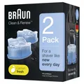 BRAUN Clean & Renew CCR 2 Reinigungskartuschen für Rasierer 1 Pack = 2 St.
