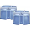 Braun CCR2 2er Pack Reinigungs-Kartuschen blau für Elektrorasierer, Zitronenduft