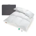 Extra warme 100% Winter Daunendecke sibirische Daunen 135x200 1200g