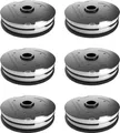 Rasentrimmer-Fadenspule Ersatz Fadenspule | Doppelfadenspule mit Nylonfäden für Parkside Rasentrimmer PRTA 20-Li B2 und PRTA 20-Li C3 | 6 Parkside Trimmerspulen