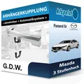 G.D.W. Anhängekupplung abnehmbar passend für Mazda 3 Stufenheck 11.2018-jetzt FP