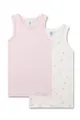 Sanetta Mädchen-Unterhemd (Doppelpack) Off-White | Hochwertiges und nachhaltiges Unterhemd für Mädchen aus Baumwolle. Inhalt: 2er Set Unterwäsche für Mädchen