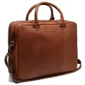 The Chesterfield Brand Wax Pull Up Aktentasche Leder 41 cm Laptopfach  braun