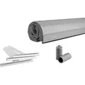 Schellenberg Rolladenpanzer Set PVC Mini für 40 mm Stahlrohrwellen, inkl. Rolladen-Aufhängefedern, Aluminium-Endleiste und Rolladenstopper, indiv...