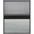vidaXL Insektenschutz-Fensterrahmen Insektenschutz-Plissee für Fenster Alu 60x80 cm mit Jalousie Fliegengi bunt