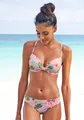 s.Oliver Bügel-Bikini-Top "Azalea", im tropischen Druck, Gr. 34 - Cup B, rosa-bedruckt Cup B