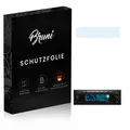 Bruni 2x Folie für Becker Cascade 7944 Schutzfolie Displayschutzfolie