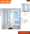 Energieeffiziente Fensterabdichtung für Klimageräte - 400cm, Waschbar und Was...