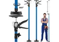 tectake Montageklemme 2er-Set Teleksopstützen, B: 8,00 cm, L: 20,00 cm, stufenlos höhenverstellbar