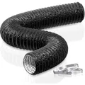 Ventilation Schlauch, Flexible Lüftungsschlauch, 150 mm, PET PVC, 5 m, Schall...