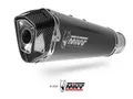 Auspuffterminal Inox Schwarz MIVV Delta Race Kawasaki Versys 1000/S/SE 2019-24