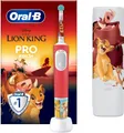Oral-B Pro Kids Elektrische Zahnbürste 2Modi Aufsteckbürste Reiseetui Weiss