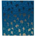 Exacompta Fotoalbum, 60 schwarze Seiten, Néo Déco - Bleu de France - 16096E