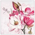 Ambiente Luxury Paper Products Papierserviette Servietten Tissue 20 Stück 3-lagig 33 cm Magdalena Magnolie
