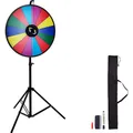 Vevor Glücksrad 601 mm mit 14 Personalisierbaren Feldern – Mobil & Spannend f...