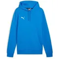 PUMA Kapuzensweatshirt TEAMGOAL CASUALS HOODY mit Kapuze, Rundhalsausschnitt, Regular Fit, mit Kängurutasche blau XXXL (64/66)