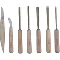 Schnitzersatz mit Holzheft 7-teilig