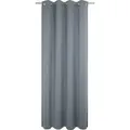 Adam Vorhang Uni Collection light (1 St), Ösen, blickdicht, aus 100% Bio-Baumwolle, Vorhang nach Wunschmaß blau 145 cm x 245 cm