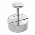 FMprofessional Profi-Burgerpresse, mit Skala bis 400 g, Edelstahl matt, 11x14 cm
