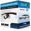 Für VW Passat Limousine 08.2014-03.2024 BRINK Anhängerkupplung abnehmbar AHK