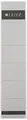 Leitz Rückenschild selbstklebend für Standard- und Hartpappe-Ordner, 10 Stück, 50 mm Rückenbreite, Kurzes und schmales Format, 39 x 192 mm, Papier, grau, 16430085