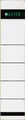 10 LEITZ Ordnerrücken-Etikett, 39 x 192 mm, kurz, schmal, grau