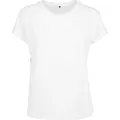 Build Your Brand Damen Ladies Box Tee T Shirt, Weiß, XS EU