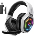 OW810 Gaming Headset, Type-C & USB Schnittstelle 2.4GHz Wireless Headset mit,...