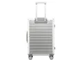 Trolley Alumaxx Gravity, Hauptfach, herausnehmbare Trennwand, Teleskopgriff, abschließbar, B 550 x T 200 x H 370 mm, Aluminium, silber