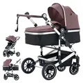 Daliya® NEOMOVE 2in1 Kinderwagen, Babywanne & Sportsitz in einem, Buggy, Alu-Rahmen, Reisekinderwagen, Kombikinderwagen mit großen Einkaufskorb