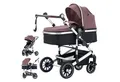 Daliya® Kombi-Kinderwagen NEOMOVE 2in1 Kinderwagen, Buggy und Babywanne in einem, Babywanne und Sportsitz, Alu-Rahmen, Großer Einkaufskorb