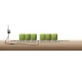 Bewässerungsset GARDENA Micro-Drip Start Set Pflanzreihen Gr. S (für eine 15 m P