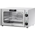 Bartscher Heißluftofen A120880, Mehrzweck-Ofen, 2500 Watt, bis 250 °C, mit Timer, silber