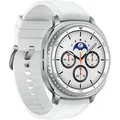 Galaxy Watch8 Classic, Smartwatch weiß, 46mm, Bluetooth, Hybrid-Armband
