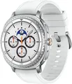 Samsung Galaxy Watch8 Classic - 46 mm - intelligente Uhr mit Hybridband - Hybrid-Eco-Leder - Bandgröße: S/M/L - Anzeige 3.4 cm (1.34")