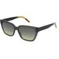 Hugo HG 1264/S Damen-Sonnenbrille Vollrand Quadratisch Acetat-Gestell, grau