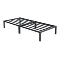 ML-DESIGN Metallbett Bettgestell Bettrahmen Stahlrahmen mit Lattenrost Metallbettrahmen, Einzelbett Paris Einzelbettgestell Gästebett Metall leichte Montage