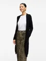 Vila Longstrickjacke VIRIL LONG L/S KNIT CARDIGAN - NOOS in knielanger Form