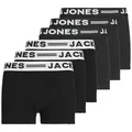 Jack & Jones Boxer Jungen Boxershort 6er Pack Baumwolle (Packung, 6er Pack) schwarz 164
