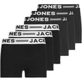 JACK AND JONES JACK&JONES Jungen Boxershorts, 6er Pack - SENSE TRUNKS, Baumwoll-Stretch, Logobund