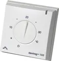 Devi 140F1011 DEVIreg™ 132 Thermostat mit Raum.-und Bodenfühler, Aufputz, weiß